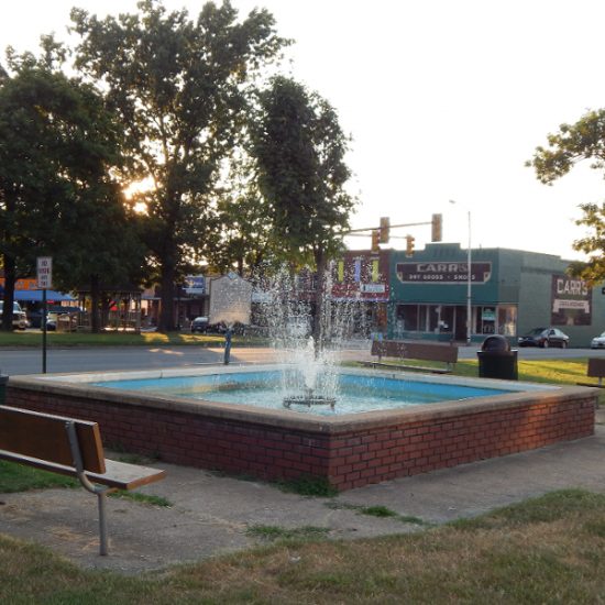 Berryville Square, in Berryville, Arkansas Histoic Town Square